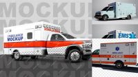 2887+ Ambulance Mockup For Free Download