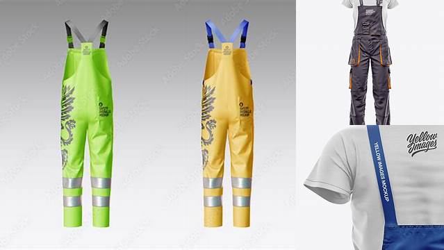 2887+ Working Overalls Mockup Best for Showcase