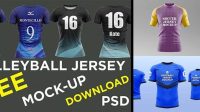 2890+ Sublimation Jersey Mockup Psd Free High-End PSD Download