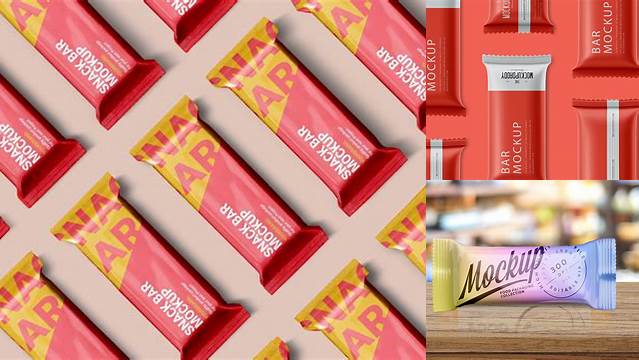 2898+ Snack Bar Mockup Free Digital Download