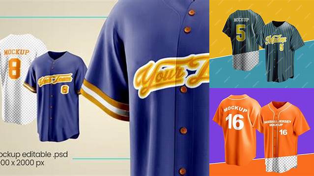 2900+ Baseball Jersey Mockup Psd Free Digital Download