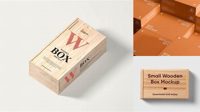 2900+ Wooden Box Mockup Free PSD Download