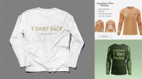 2906+ Mockup T Shirt Long Sleeve Psd Free Free PSD