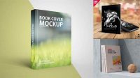 2908+ 3d Book Mockup Psd Free Download Best for Showcase