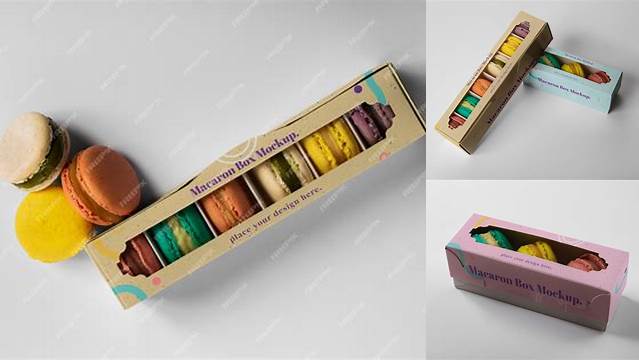 2914+ Macaron Box Mockup PSD Free Download