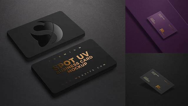 2914+ Spot Uv Business Cards Mockup Editable PSD File