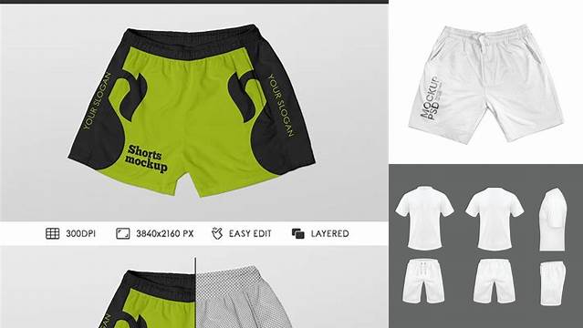 2916+ Shorts Mockup Free Download High Resolution