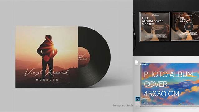 2918+ Album Cover Mockup Best for Showcase