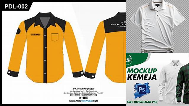 2924+ Kemeja Mockup Psd Free PSD Download