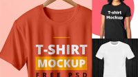 2925+ Blank T Shirt Mockup Free PSD Download