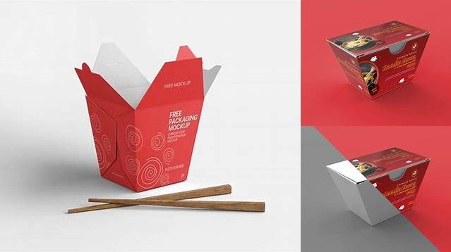 293+ Chinese Food Box Mockup PSD Download