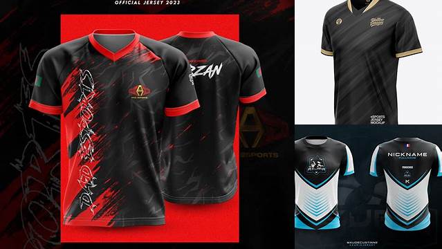 2930+ Esports Jersey Mockup Psd Free Download High Resolution