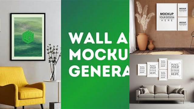 2935+ Wall Art Mockup Generator Stylish Free PSD