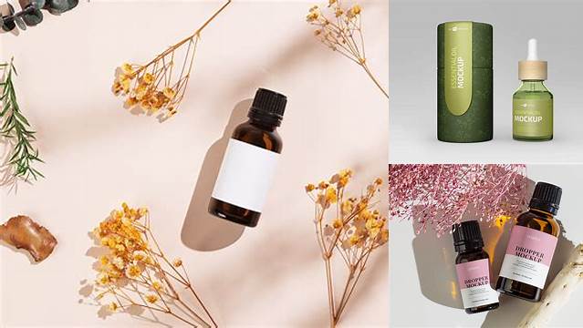 2937+ Essential Oil Mockup Free Easy Editable