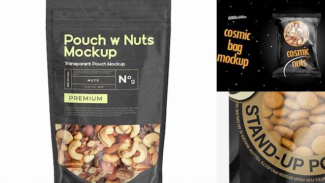 2937+ Nuts Bag Mockup Download Free PSD