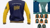 2942+ Mockup Jaket Baseball Digital Download