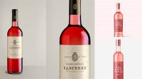 2956+ Rose Wine Mockup Include TIFF