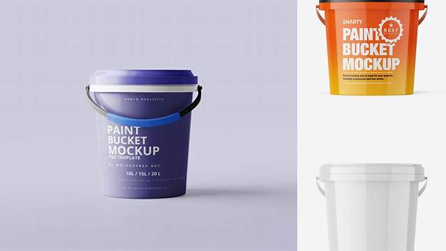 2959+ Paint Bucket Mockup Include TIFF