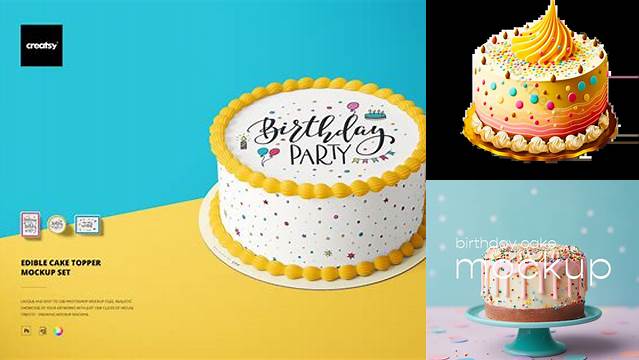 2972+ Birthday Cake Mockup Creative Design Resource