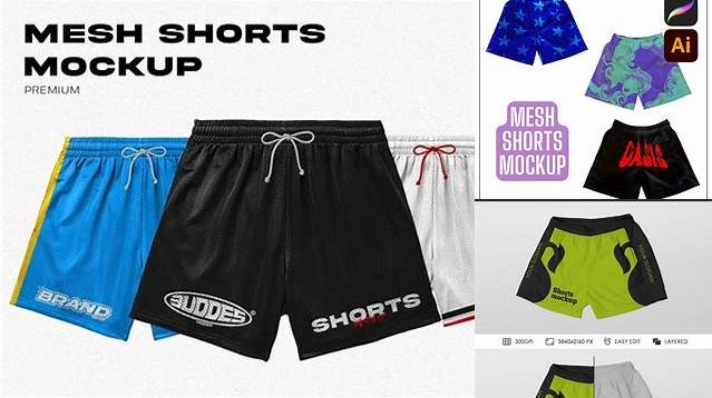 2992+ Mesh Shorts Mockup Free Free Downloadable PSD