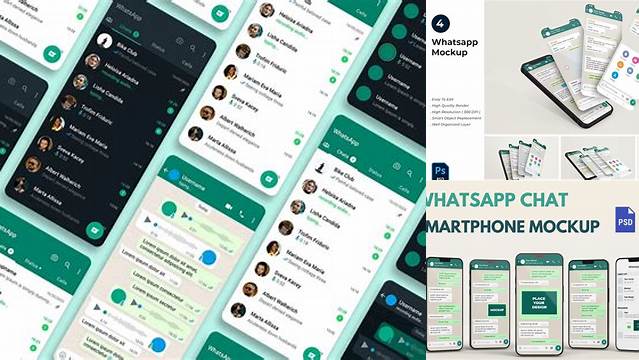 2999+ Whatsapp Mockup PSD Download