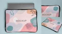 3006+ Laptop Sleeve Mockup Free Stylish Free PSD