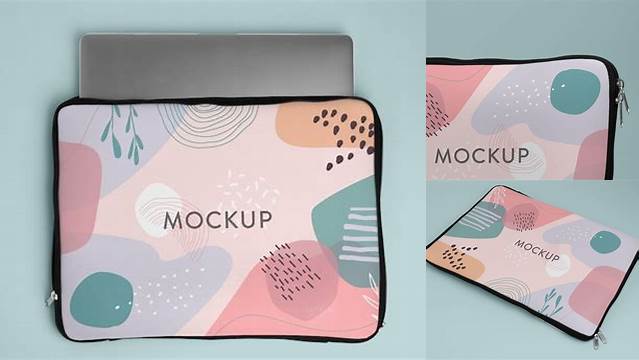 3006+ Laptop Sleeve Mockup Free Stylish Free PSD