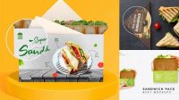 301+ Sandwich Mockup High-End PSD Download