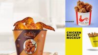 3010+ Chicken Bucket Mockup Download Free