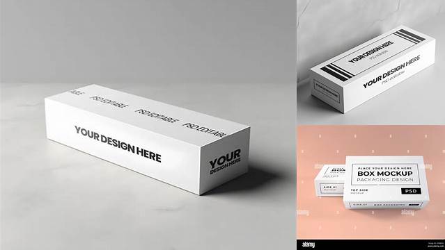 3010+ Long Box Mockup Editable Design File