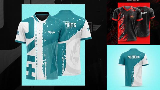 3015+ Mockup Jersey Esport Digital Download