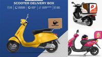 3016+ Delivery Motorcycle Mockup Free Download Free