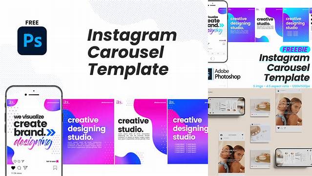 3019+ Instagram Carousel Mockup Psd Easy-to-Use PSD Template