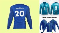 3019+ Mockup Jersey Lengan Panjang Psd PSD Download