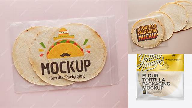 3032+ Tortilla Mockup Easy Editable