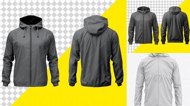 3032+ Windbreaker Jacket Mockup Psd Free Easy Editable