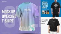 3035+ Oversized T Shirt Mockup Psd High-Quality PSD