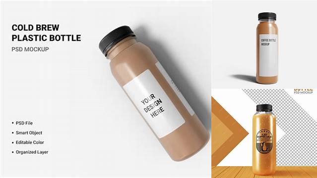 3041+ Mockup Botol Kopi Free PSD