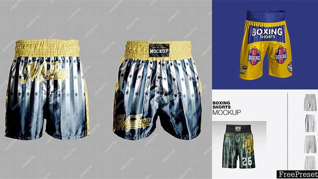 3043+ Boxing Shorts Mockup PSD Free Download