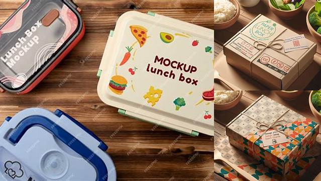 3047+ Lunch Box Mockup Free Premium Design Freebie