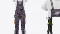 3047+ Working Overalls Mockup Best for Showcase