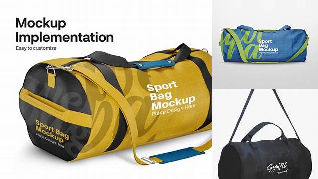 3048+ Sports Bag Mockup Download Free