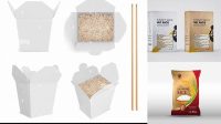 3052+ Rice Box Mockup Digital Download