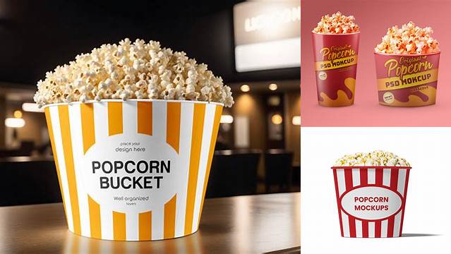 3059+ Popcorn Bucket Mockup Free Professional PSD Resource