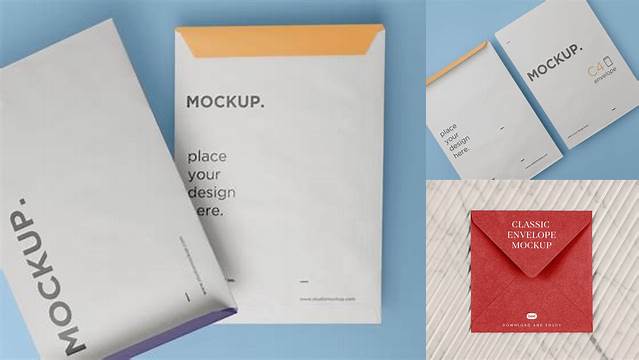 3064+ A4 Envelope Mockup Psd Free Download Creative PSD Resources