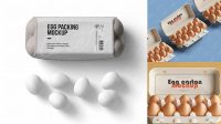 3068+ Egg Carton Mockup Customizable PSD Templates