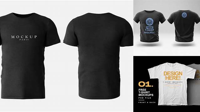 3068+ T Shirt Front Back Mockup Free Stylish PSD for Free