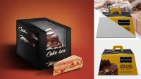 3086+ Cake Box Mockup Free Download Best Free Mockup PSD