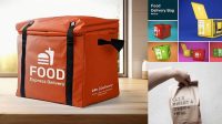 3093+ Food Delivery Bag Mockup Free Versatile and Modern PSD Mockup