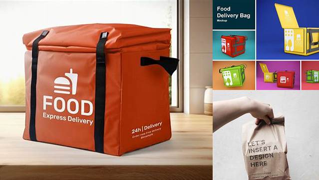 3093+ Food Delivery Bag Mockup Free Versatile and Modern PSD Mockup